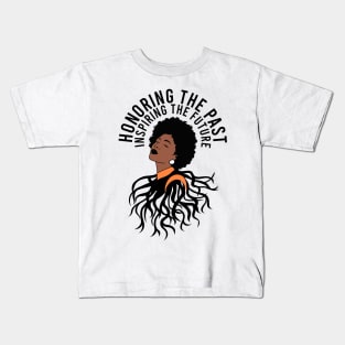 Honoring The Past Inspiring The Future Black History Month Kids T-Shirt